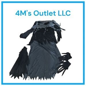 Spooky Black and Gray Kids Costume